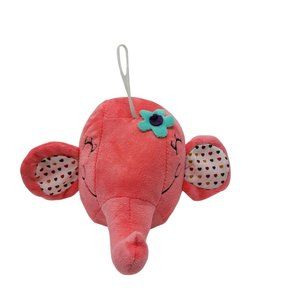 Pink Elephant Plush Stuffed Animal 6" In Motion Design